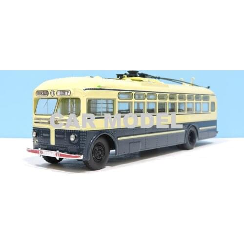 1:43 Alloy Soviet Union MTN-82 Trolley bus Car Model Of Childrens Toy Car Original Authorized Authentic Kids Toys