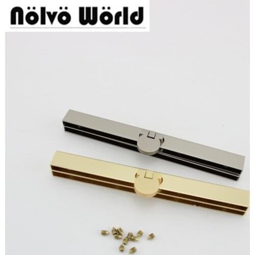 10pcs 5 Colors TOP Quality 11.5cm Matte Silver Gold small bag hardware short handles clasp lock buckles clasp coin purse frame