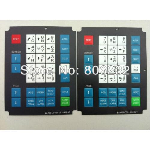 FANUC MEMBRANE Operator Keypad A98L-0001-0518#T NEW