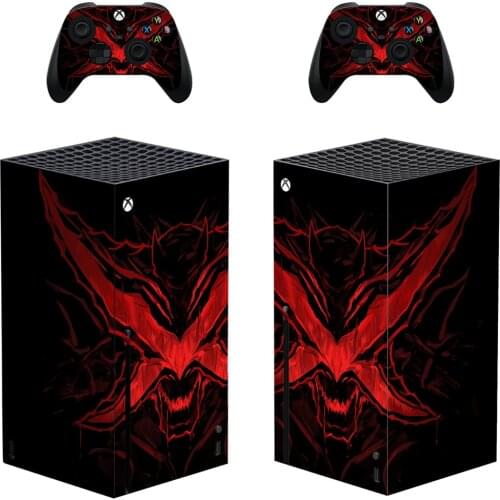 New Devil World Style Xbox Series X Skin Sticker for Console & 2 Controllers Decal Vinyl Protective Skins Style 1