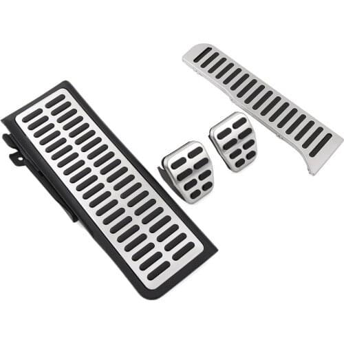 3/4 PC Stainless Steel FootRest Rest Pedal for Volkswagen Vw Golf 5 6 Jetta MK5 Scirocco TIGUAN Touareg Skoda Octavia A5 Parts