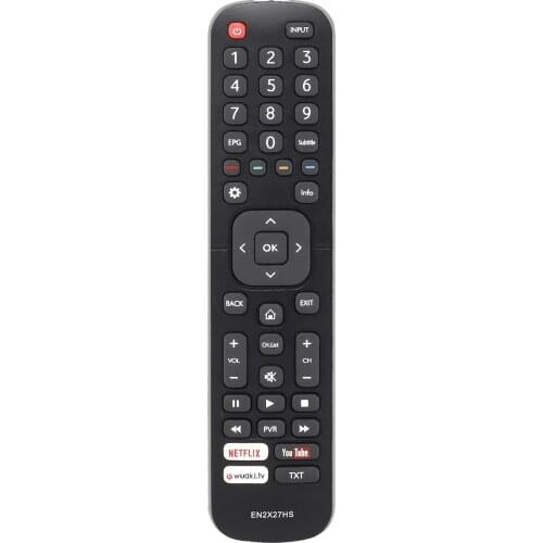 Remote Control EN2X27HS for Hisense Smart TV LEDD50K300P H40M3300 H43M3000 HE43K300UWTS HE49K300UWTS HE50K3300UWTS 65M7000