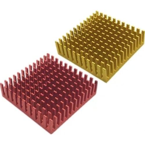 2pcs 40X40X11mm Aluminum Heatsink Heat Sink Radiator Cooling Cooler Electronic Chip IC LED Computer With Thermal Conductive Tape