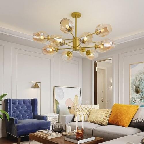 Modern LED Chandelier Lighting Nordic Dining Room Decoration Lamp Living Room Ceiling Chandeliers Hanging Lighting Fixtures