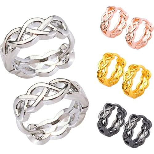 Peixin Womens Earrings 2020 Fashion Brass Jewelry Popular Hollow Design Small Hoop Earring Charm Fastener Hypoallergenic