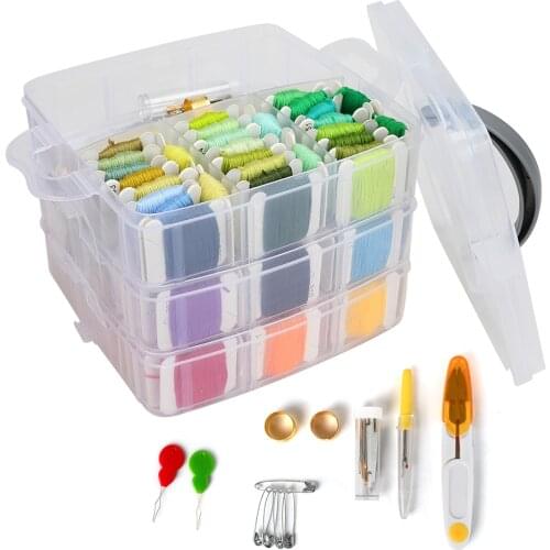 1 Set 150 Colors Cross Stitch Polyester Cotton Embroidery Thread 6 Strands 8 Meters Embroidery Thread DIY Bracelet Braid Thread