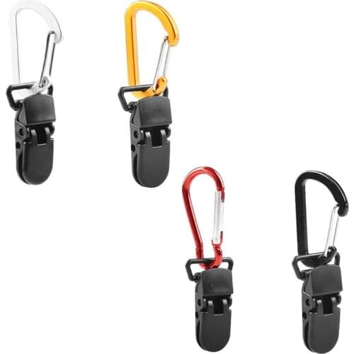10 Pcs Heavy Duty Tarp Clips Awning Clamps Lock Grips Plastic Tent Fixed Clips G99D