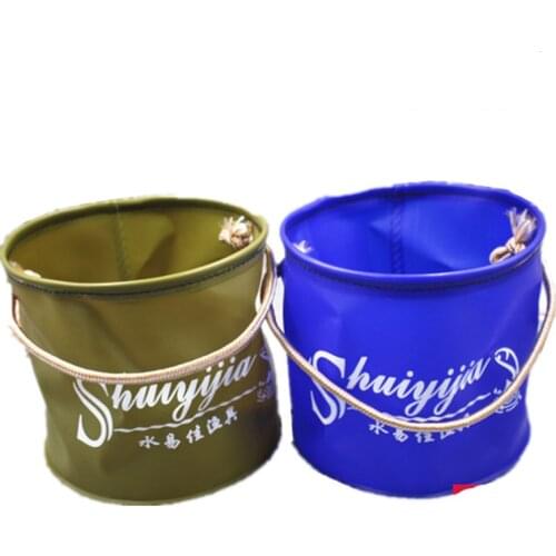 3Color Fishing Box Portable Folding EVA Bucket Live Water Storage Tool Flying Carp Fishing Accessories Fishing Tackle