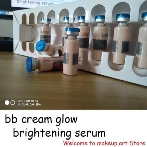 5ml 1/2/5/10pcs last-long BB Cream Glow meso bb foundation starter kit Whitening Serum for effective brightening moisturizing