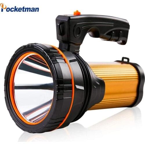 800m Long Range Power Camping LED Torch 80W Flashlight Long Use USB Rechargeable Waterproof Searchlight With Sidelight Camping