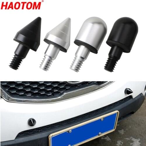 Car Rear Bumper Spike Guard Protector Round Head Sharp Head Anti-collision Tail Cone For 09-14 Mercedes Benz SMART Fortwo