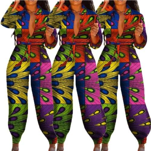 Cool Girl Street Lounge High Waist Harem Pants Long Sleeve Vintage Casual Rompers Women Jumpsuits Outfits Wholesale Items