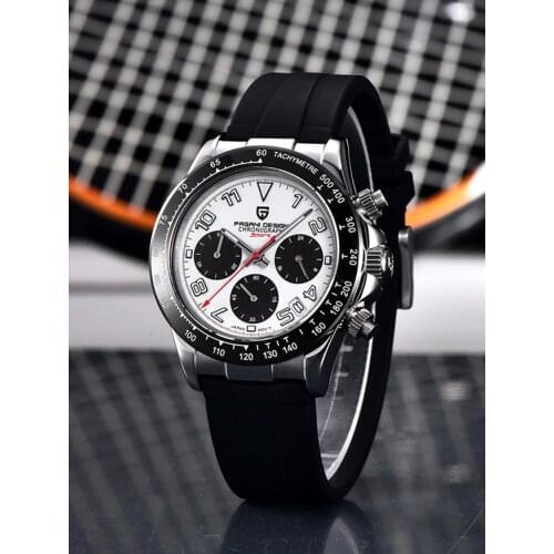 NEW PAGANI DESIGN Top Brand Luxury Diver Watch Men 100M Waterproof Date Clock Sport Watches Rubber Wristwatch Reloj Hombre 1687