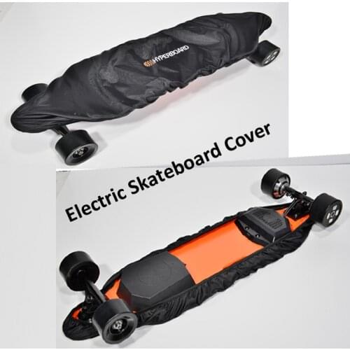Electric Skateboard Cover Polyester Skate Dust-proof Cover Black Land Surf Skate Road Board Protection Cover Skating Accessories