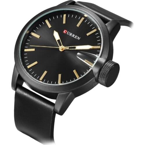 CURREN Fashion Casual Mens Watches Top Brand Luxury Leather Business Quartz-Watch Men Wristwatch Male Clock Relogio Masculino