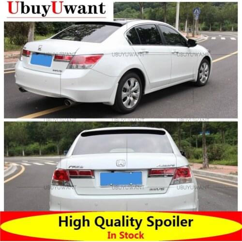 For Honda Accord 2008 2009 2010 2011 2012 2013 Roof Car Spoiler ABS Material Rear Primer Color Tail Wing Decoration For Accord