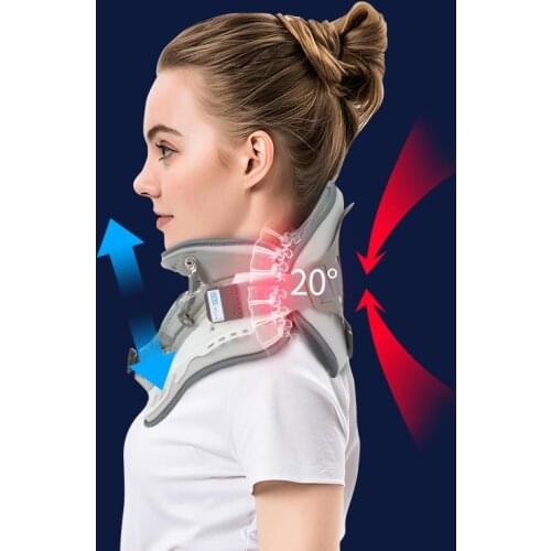 Cervical traction apparatus home stretch neck fomentation physiotherapy neck support fixed orthodontic neck guard J1925