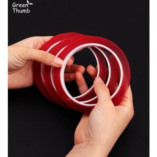 Double Sided Adhesive Tape Kit 6mm 12mm 20mm 1pc Each Length 3M Acrylic Tape Transparent High Bond Water Proof Non Trace Sticker