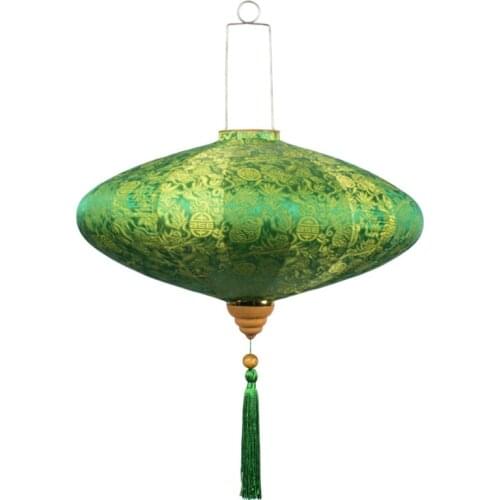 Mid Autumn Festival antique lantern hanging retro decoration Vietnamese creative handmade fabric flying saucer Japanese lantern