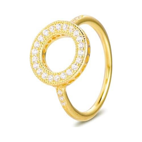 Signature Hearts Halo Shine Rings 100% 925 Sterling Silver Jewelry Free Shipping