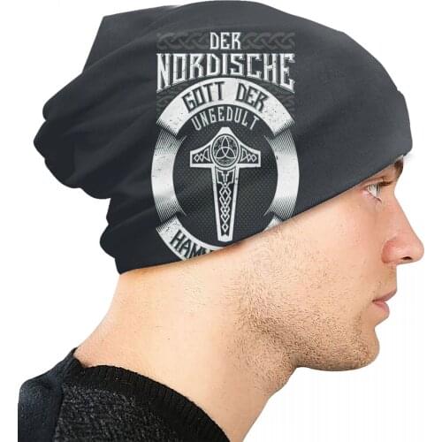 Hammersbald Nordic God Viking Gift Vikings Bonnet Hats summer cap R339 Creative Unisex Knitting Hat