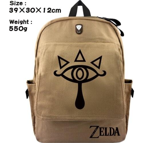 Link Zelda Style Canvas Backpacks Rucksacks Cartoon School Backpack Casual student Bags travel Knapsack Unisex Gifts New