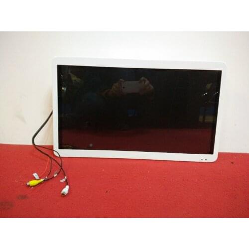 HZHZQX 24-inch metal frame wall mount android bus monitor 2 AV input ceiling display with Android4.4 O.S. 3G 4G GPS VGA HDMI USB