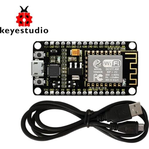 Keyestudio ESP8266 WI-FI Development Board +1M Micro USB Cable For Arduino (Chip is CP2102-GMR)