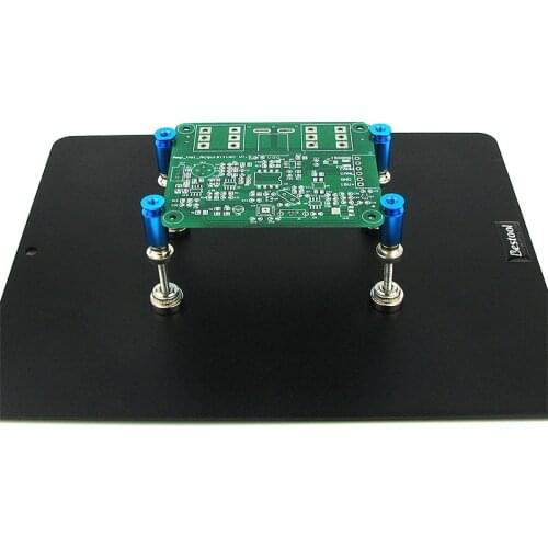 Strong Magnetic PCB Holder Adjustable Printed Circuit Board Vise Fixture Jig Soldering Assembly Stand Clamp Movable Pillars