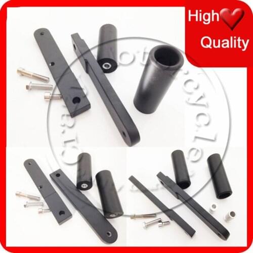 Motorcycle For 2009 2010 2011 2012 Honda CBR 600RR CBR600RR CBR 600 RR Black No Cut Frame Sliders crash Falling protection