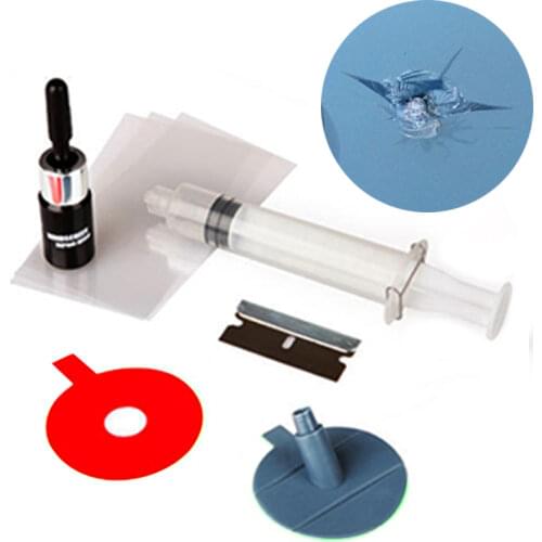 DIY Car Windshield Repair Kit Tools Auto Glass Windscreen Repair Windshield Repair Injector Decorative Stickers Car Accessories