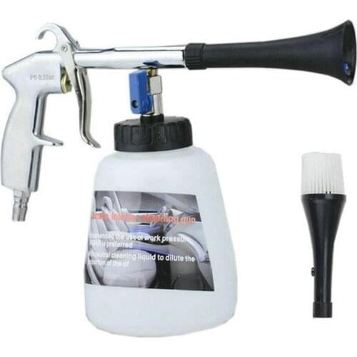 NEW Air pulse device pneumatic dust gun car interior cleaning gun portable air gun with brush head