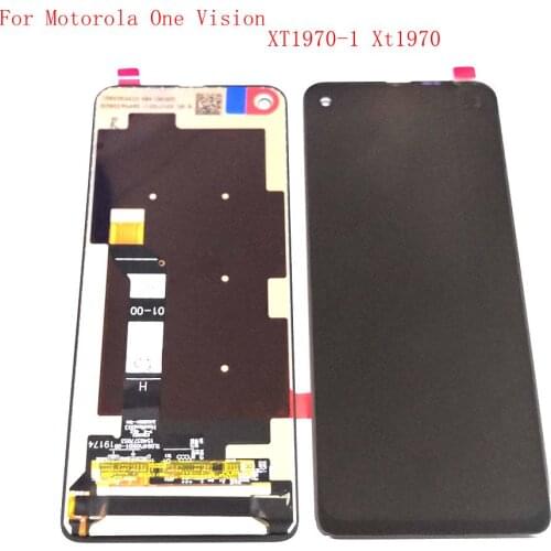 For Motorola One Vision XT1970-1 lcd screen digitizer touch glass full set moto one vision lcd