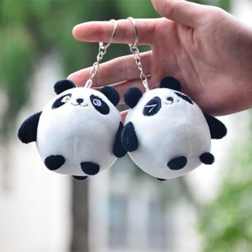 1pcs 10cm Panda Plush Stuffed TOY Panda Plush Toy DOLL Gift Key Chain Plush TOY of Wedding