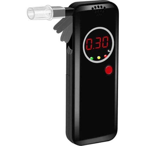 Digital LCD Display Breathalyzer Portable Alcohol Tester Professional Digital Breathalyzer Breath Analyzer With Cigarette Holder