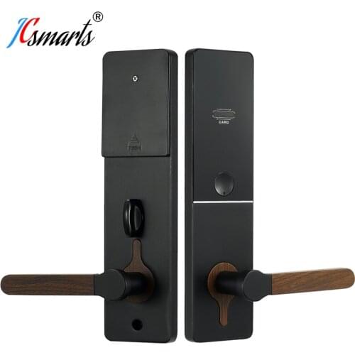 Easy Install Smart Digital Hotel Wooden Door Lock System with T57 Card