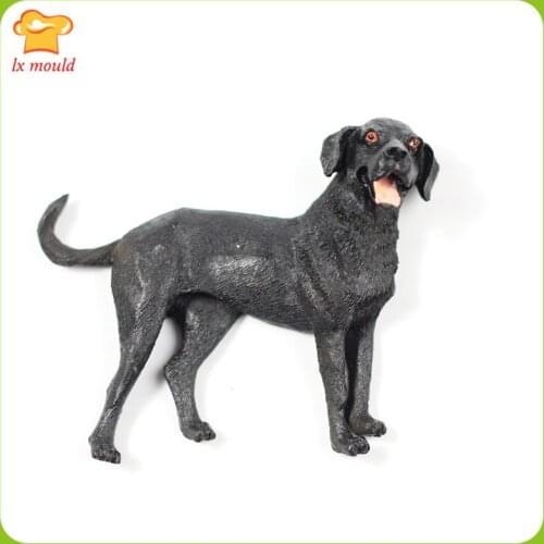 Retriever Dog Silicone Mould Chocolate, Soap, Fondant Dough Polymer Clay Molds
