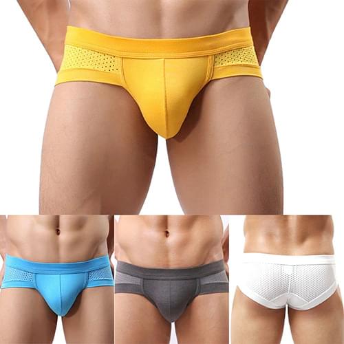 Panties Mens Summer Sexy Briefs Mesh Men Underwear For Big Penis Mens Briefs Seamless Ice Silk Men Underwear