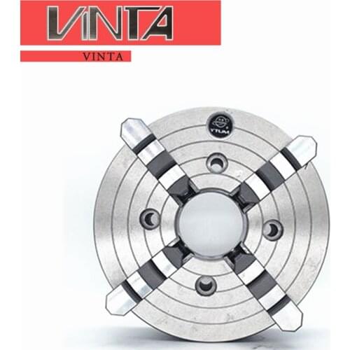 CNC High Precision 4 Jaw Chuck K72-160 Manual Chuck For Mini Lathe Fixture Manual Chuck Tool