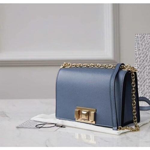 High quality genuine Leather Handbags Women Messenger Bags Famous brand Fashion designer Totes evening Bags Woman Chain Bags