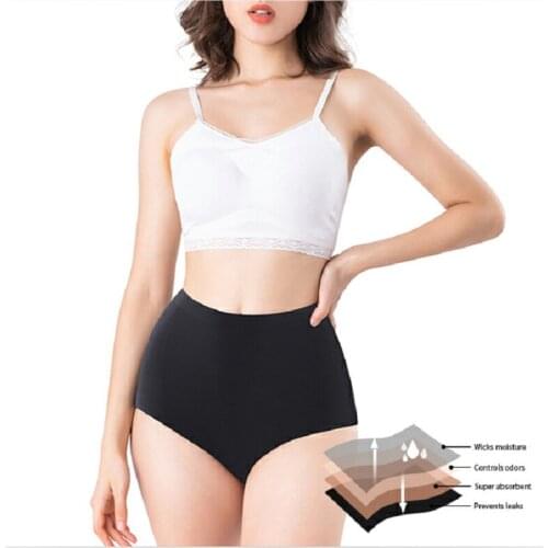 Ladies Physiological Underwear Breathable Popular Menstrual Period Side Leakage Prevention Sanitary Briefs
