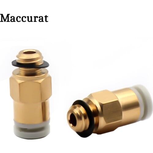 1 pcs Bowden Extruder One-touch Pneumatic Fittings Joint 4*2mm Tube M6 KJH 04M6 for 1.75 mm Creality Cr-10 Ender-3 3D Printer