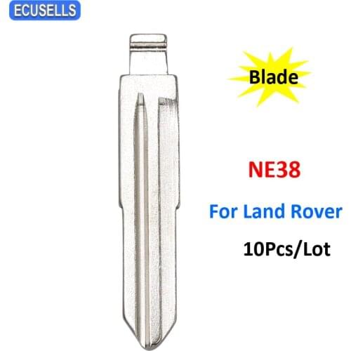 10Pcs/Lot Modified Flip Remote Key Blank NE38 Uncut Blade for Land Rover Range Rove Freelander Defender Discovery