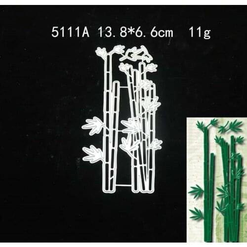 2021 Bamboo Metal Cutting Dies DIY Scrapbooking Paper Photo Album Crafts Knife Mould Cards Embossing Mold Stencils for Decor