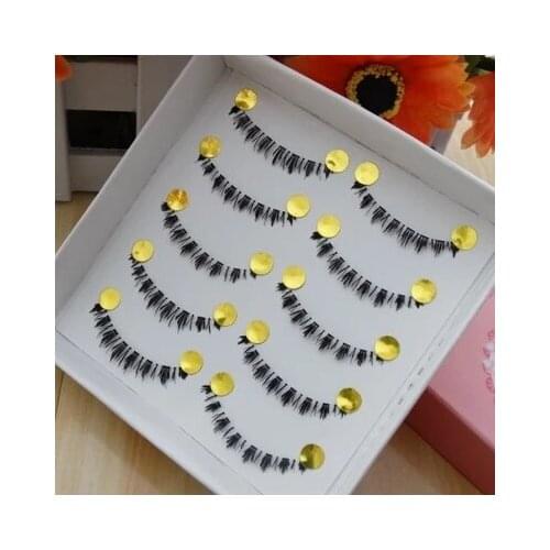 5 Pairs Lady Girl Handmade Natural Lower Under Bottom False Eyelashes Fake Eye Lashes Makeup Tools short eyelash extension