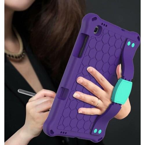 Childrens safety foam EVA shockproof bracket shoulder belt protective cover For Samsung Tab S6 lite 10 4" 202 0 P615 P610