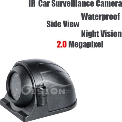 AHD 2.0MP Side View Camera Left/right Waterproof IR Night Vision CCD Camera for Vehicle Lorry Vans Taxi Bus Truck Surveillance