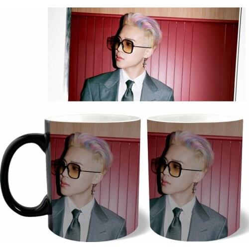 Color Changing Mug Butter Teaser Photo Student Water Cup JUNG KOOK JIMIN V SUGA JIN J HOPE Household Drinking Cup