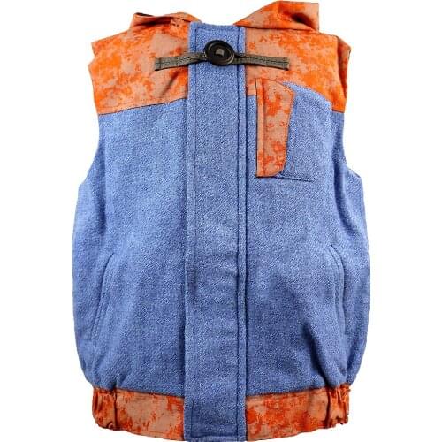 Boys Wasitcoats Hoodies Child Waistcoat Children Outerwear Winter Coats Kids Outerwear Casual Denim Vest Jeans Jacket 10Y 4J0778