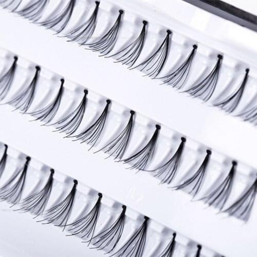False Eyelashes bundles/boxes Volume Faux Makeup Grafting Professional 60Clusters Natural long Individual Flare Lashes Cluster